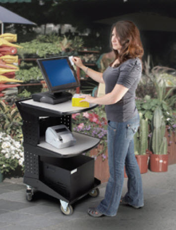 New mobile computer cart technology eliminates steps to improve ROI