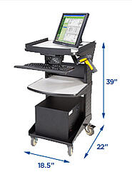 Compact, RC Series Mobile Powered Workstation by Newcastle Systems