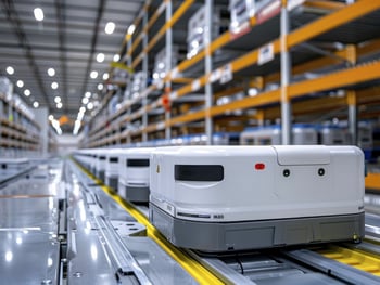 Robot in a warehouse