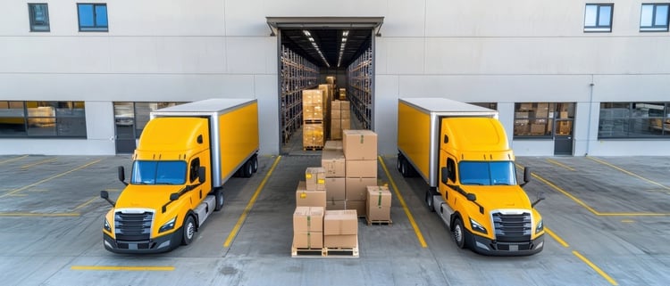 Cross-Docking unloading truck