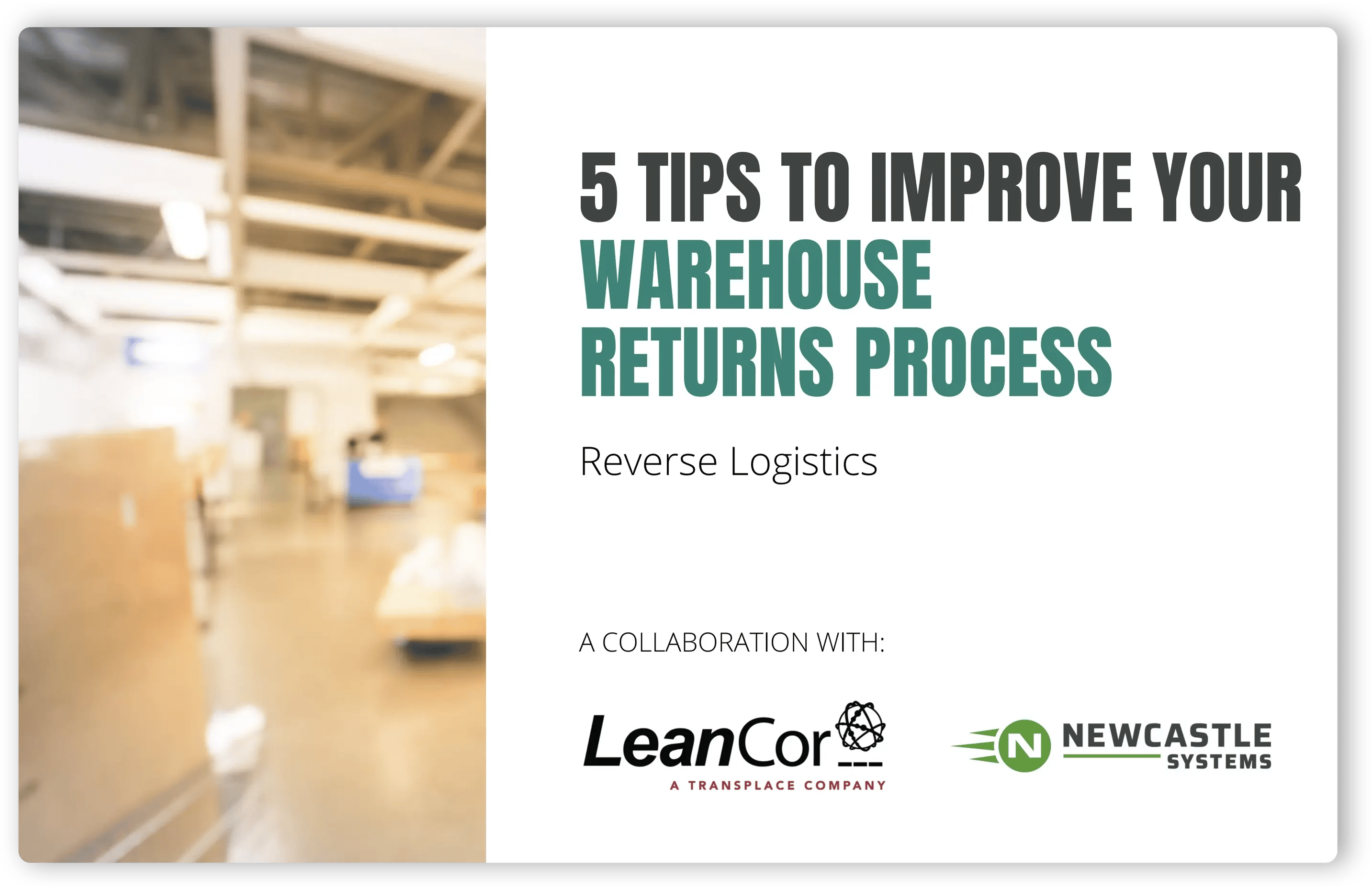 reverse logistics 5 tips warehouse returns process
