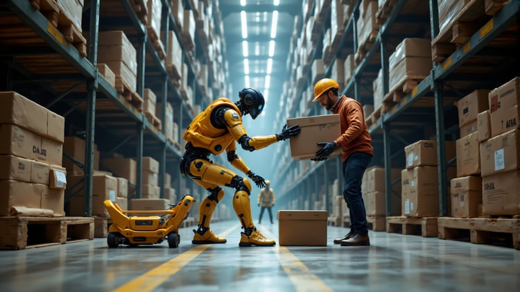 Robotics and AI warehouse