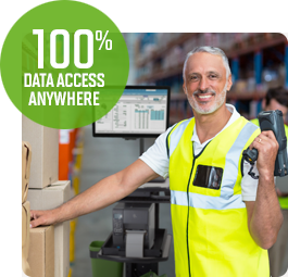 100% data access anywhere