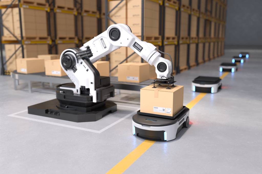 Automated warehouse robot