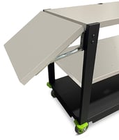 B130 folding shelf for PC Powered Cart