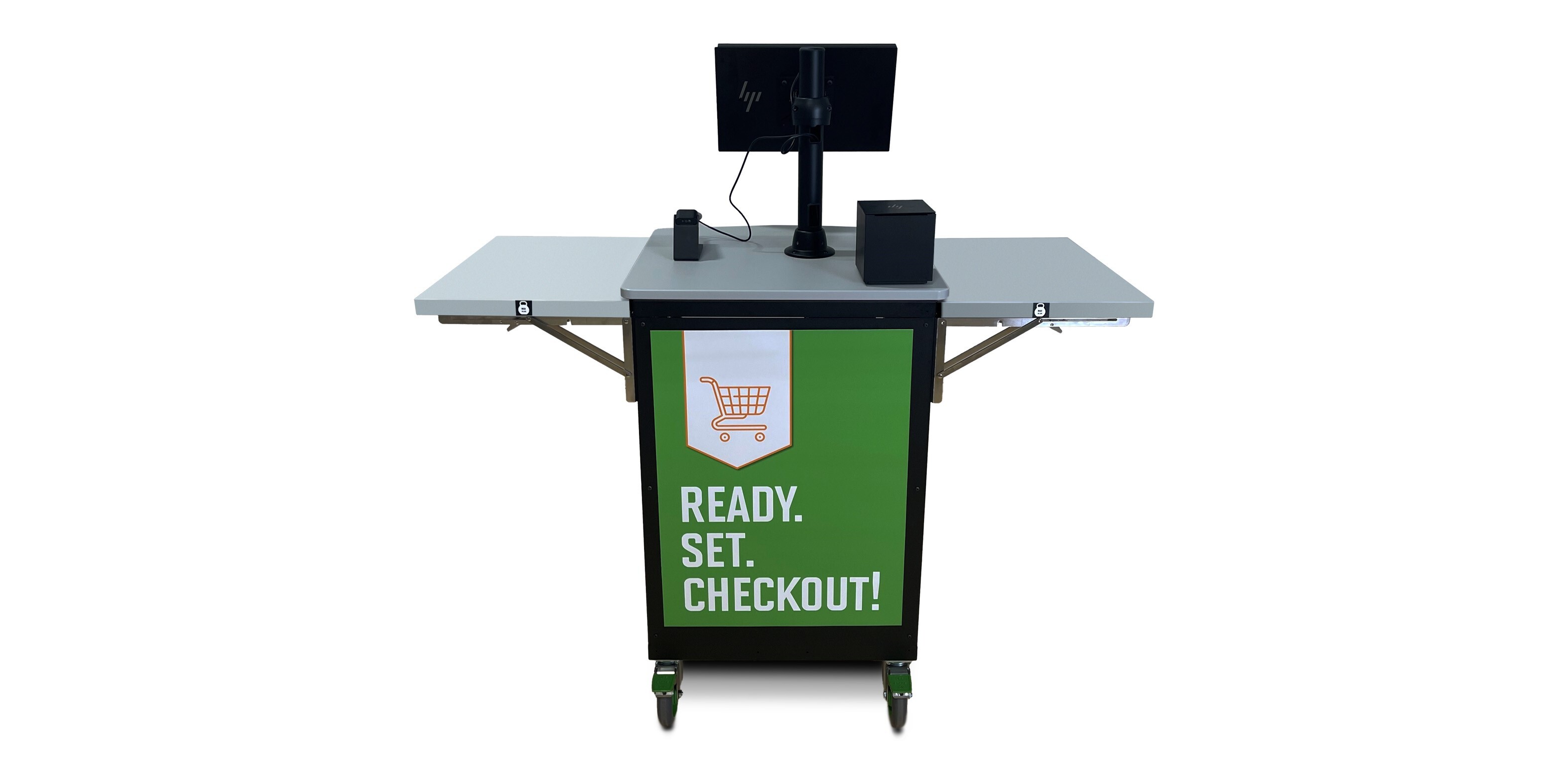 Newcastle Systems CheckMate 1000 POS cart 