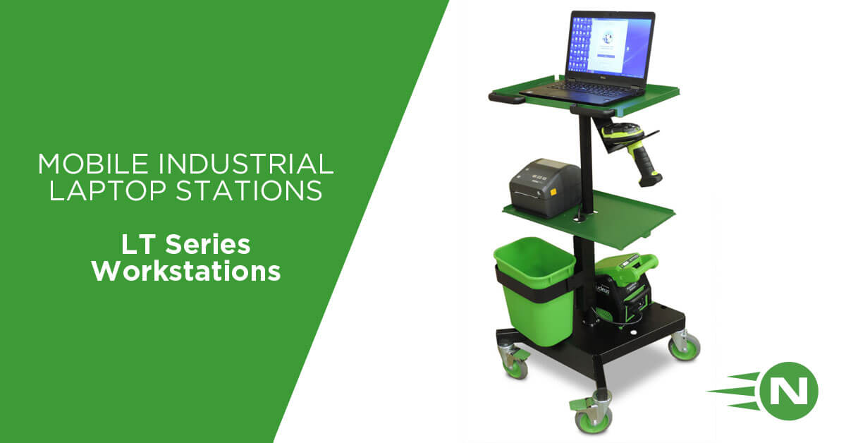 Mobile shop laptop cart