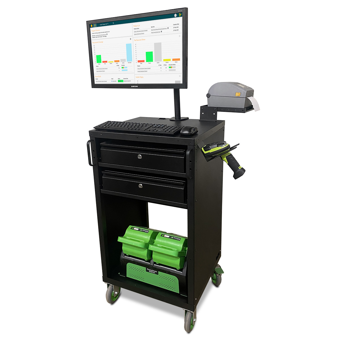 QC Mobile Work Cart 