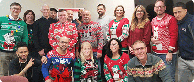 Group christmas photo