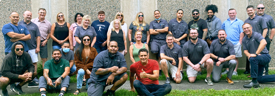 Group employee photo